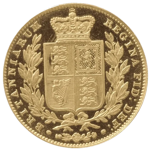 British Sovereign (St. George) — tails