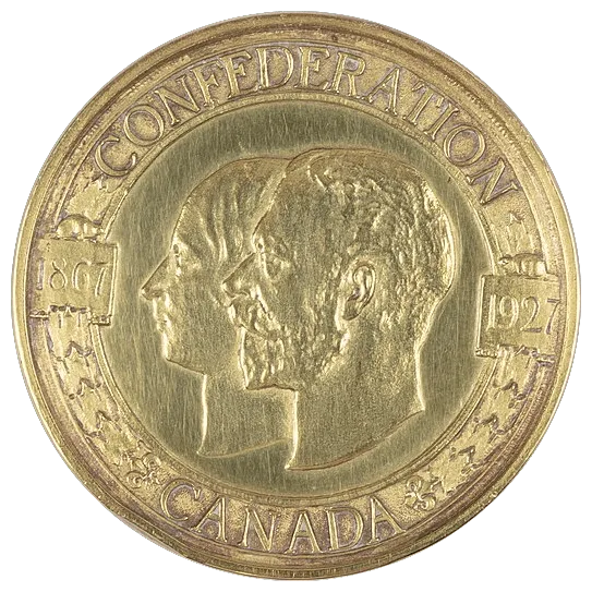 Canadian Confederation Diamond Jubilee — heads