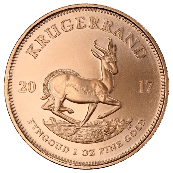 South African Krugerrand — tails