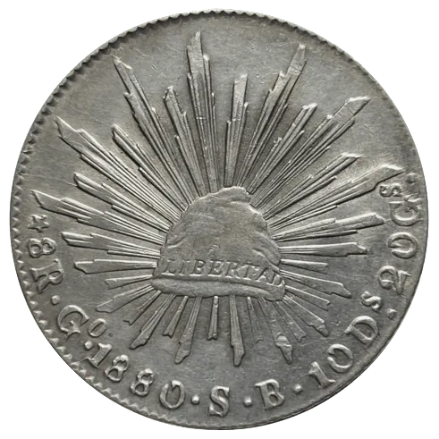 Mexican 8 Reales — tails