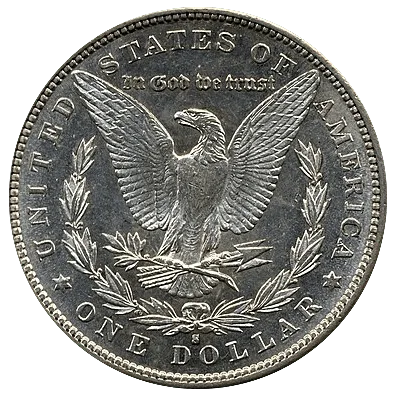 Morgan Dollar — tails