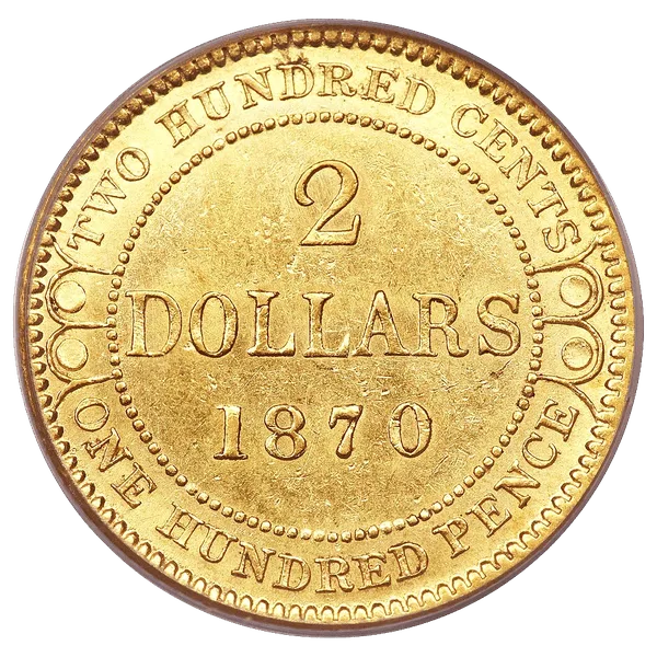 Newfoundland $2 Gold — tails