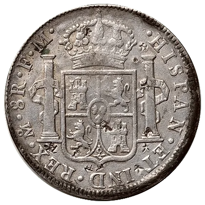 Spanish Doubloon (Pieces of Eight) — tails