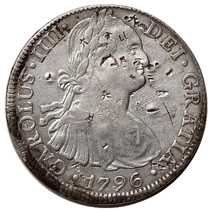 Spanish Doubloon (Pieces of Eight) — heads
