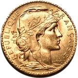 French 20 Francs (Coq)